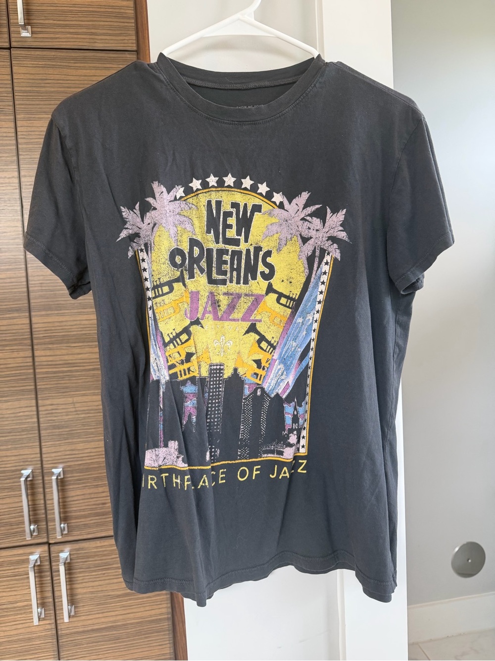 New Orleans Jazz Graphic Tee - Black